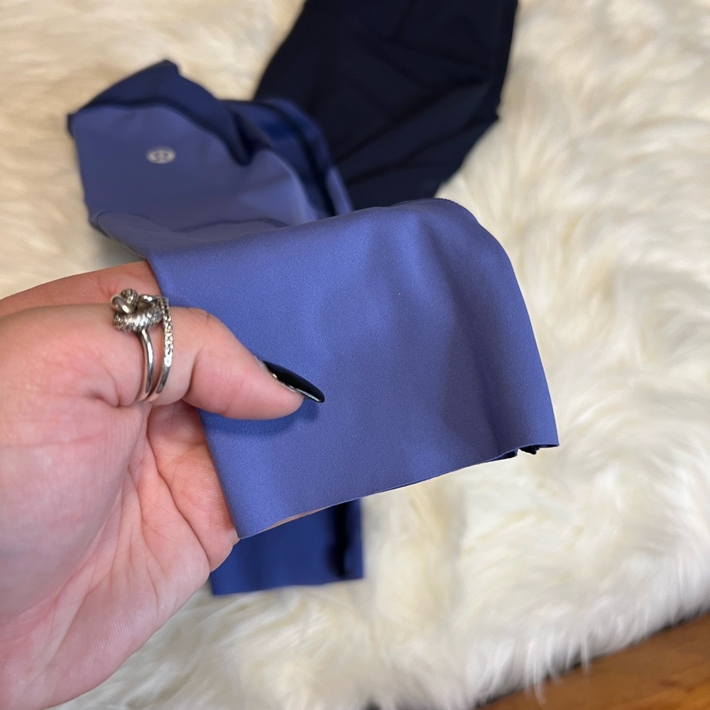 Lululemon Navy & Purple Leggings - Picture 4 of 5